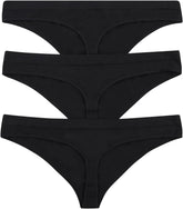 Bonds Women's Seamless Invisi Thong With Mid Rise Fit in Cotton-rich Blend for Women, 3-pack