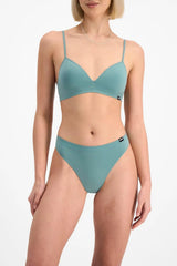 Bonds Women's Seamless Icons Thong in Stretchy High Rise Fit for Women, 3-pack