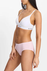 Bonds Women's Picot Trim Icons Cheeky Underwear in Stretchy Cotton Blend for Women, 3-pack
