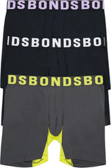 Bonds Men's Underwear Anti-Chafing Boxer Briefs Pack, Chafe Off Men's Boxer Briefs, Viscose/Bamboo Underwear for Men