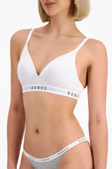 Bonds Women's Wireless T-Shirt Bra – Contour Cups, Soft Cotton-Modal, Everyday Comfort