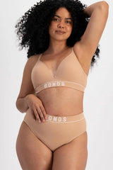 Bonds Women's T-Shirt Stretch Rib Wireless Bra with Contour Cups for Women