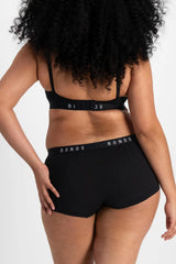 Bonds Women's Underwear Boy Shorts Pack, Luxe Originals Boyfit Panties, Cotton/Modal-Blend Underwear, 3-Pack