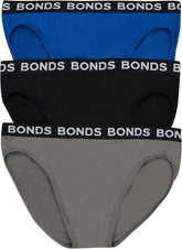 Bonds Men's Classic Everyday Brief Underwear in Cotton Blend for Men, 3-pack