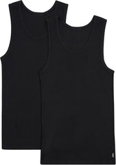 Bonds Men's Soft Bonds Chesty Tank Undershirt in 100% Cotton Rib for Men, 2-Pack