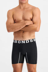 Bonds Men's Underwear Anti-Chafing Boxer Briefs Pack, Chafe Off Men's Boxer Briefs, Viscose/Bamboo Underwear for Men