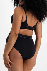 Bonds Women's Seamless Stretch Rib Hipster High Leg Underwear for Women, 3-pack
