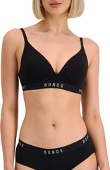 Bonds Women's Wireless T-Shirt Bra – Contour Cups, Soft Cotton-Modal, Everyday Comfort