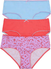 Bonds Women's Picot Trim Icons Cheeky Underwear in Stretchy Cotton Blend for Women, 3-pack