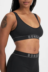 Bonds Women's Seamless Stretch Rib Bralette with V-Neck for Women