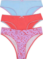 Bonds Women's Picot Trim Icons Skimpy Underwear in Stretchy Cotton Blend for Women, 3-pack