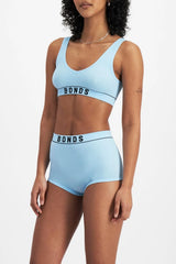 Bonds Women's Seamless Stretch Rib Boyfit High Rise Underwear for Women, 3-pack