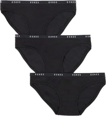 Bonds Women's Underwear Hipster Pack, Luxe Originals Hipster Panties for Women, Cotton/Modal-blend Underwear, 3-pack