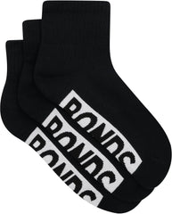 Bonds Men's Quarter Crew Socks With Cushioned Sole in Stretchy Cotton Blend, Unisex 3-pack