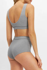 Bonds Women's Seamless Stretch Rib Boyfit High Rise Underwear for Women, 3-pack
