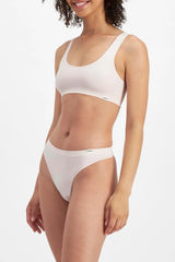 Bonds Women's Seamless Icons Thong in Stretchy High Rise Fit for Women, 3-pack