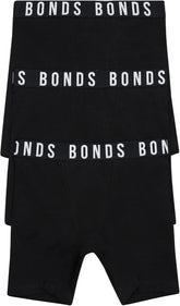 Bonds Women's Boxer Briefs 3-pack – Mid-length, Soft Cotton, Everyday Comfort Underwear