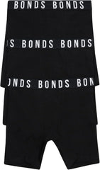 Bonds Women's Boxer Briefs 3-pack – Mid-length, Soft Cotton, Everyday Comfort Underwear