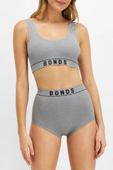 Bonds Women's Seamless Stretch Rib Boyfit High Rise Underwear for Women, 3-pack