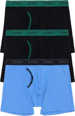 Bonds Men's Underwear Boxer Briefs Pack, Guyfront Men's Boxer Briefs, Mid-Length Underwear for Men, Viscose/Bamboo
