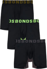 Bonds Men's Underwear Anti-Chafing Boxer Briefs Pack, Chafe Off Men's Boxer Briefs, Viscose/Bamboo Underwear for Men