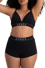 Bonds Women's Seamless Stretch Rib Boyfit High Rise Underwear for Women, 3-pack