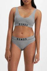 Bonds Women's Seamless Stretch Rib Hipster High Leg Underwear for Women, 3-pack
