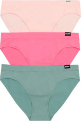 Bonds Women's Seamless Icons Hipster Underwear in Stretchy Mid Rise Fit for Women, 3-pack