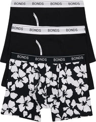 Bonds Men's Mid-length Boxer Briefs 3-pack – Soft Cotton, Everyday Comfort Underwear