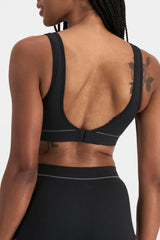Bonds Women's Seamless Stretch Rib Bralette with V-Neck for Women
