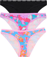 Bonds Women's High-cut Bikini Panties 3-pack – Stretch Cotton-blend, Soft Everyday Comfort