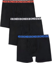 Bonds Men's Underwear Boxer Briefs Pack, Everyday Men's Boxer Briefs, Mid-length, Cotton-blend Underwear, 3-pack