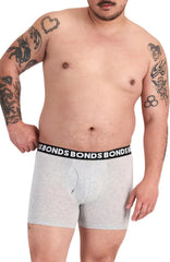 Bonds Men's Underwear Boxer Briefs Pack, Everyday Men's Boxer Briefs, Mid-length, Cotton-blend Underwear, 3-pack