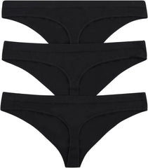 Bonds Women's Seamless Invisi Thong With Mid Rise Fit in Cotton-rich Blend for Women, 3-pack