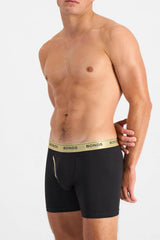 Bonds Men's Mid-length Guyfront Boxer Brief in Cotton for Men, 3-pack