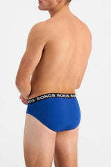 Bonds Men's Classic Everyday Brief Underwear in Cotton Blend for Men, 3-pack