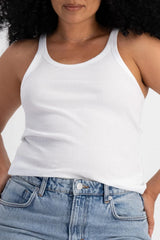 Bonds Women's Soft Chesty Tank Top in Stretchy 100% Cotton Rib for Women, 2-Pack