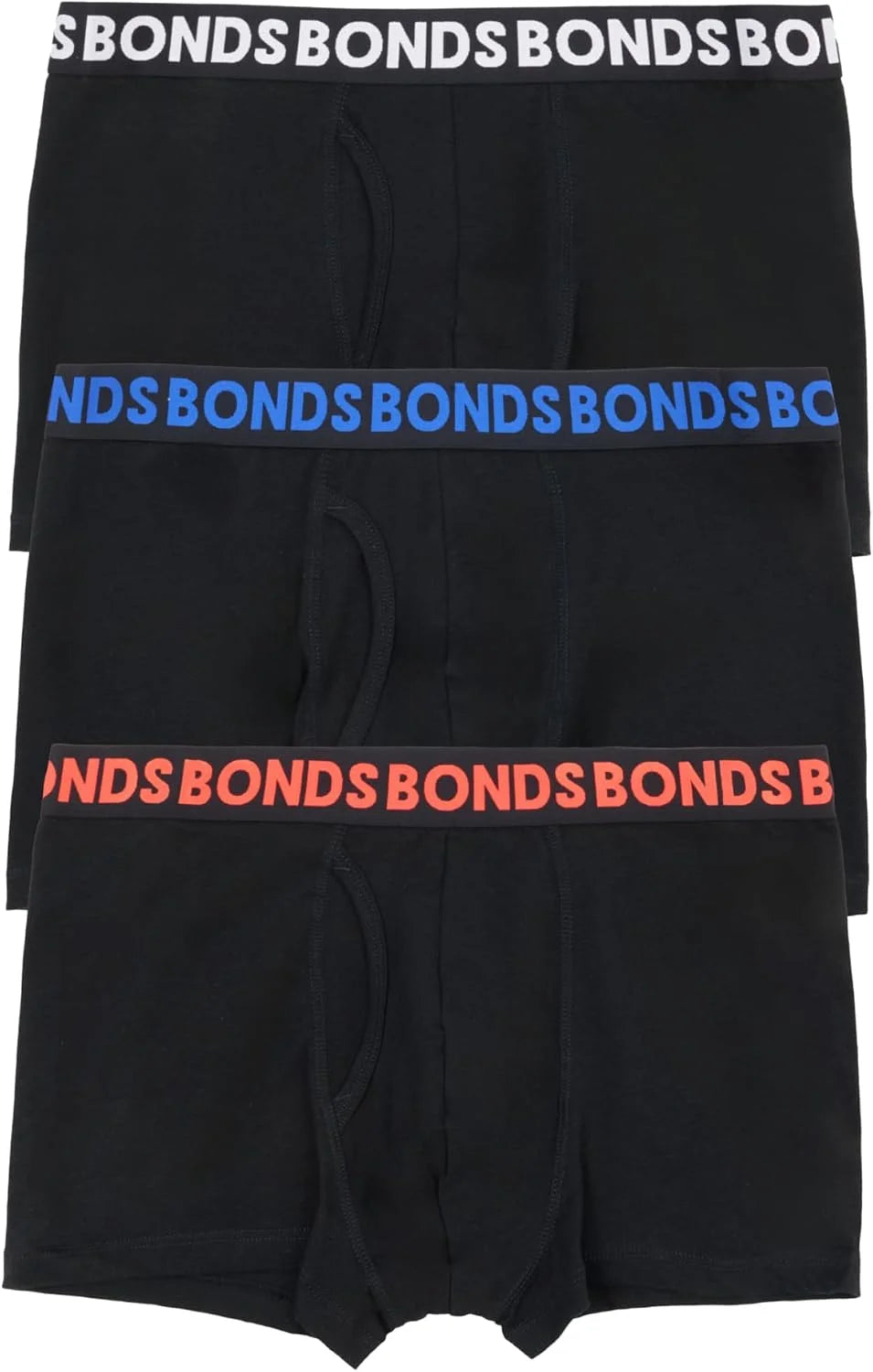 Bonds Men's Classic Boxer Briefs 3-pack – Soft Cotton-blend, Everyday Comfort Underwear, Black