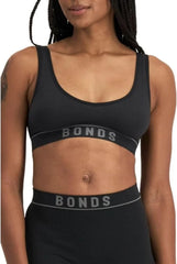 Bonds Women's Seamless Stretch Rib Bralette with V-Neck for Women