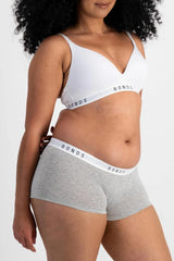 Bonds Women's Underwear Boy Shorts Pack, Luxe Originals Boyfit Panties, Cotton/Modal-Blend Underwear, 3-Pack