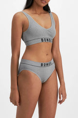 Bonds Women's Seamless Stretch Rib Hipster High Leg Underwear for Women, 3-pack