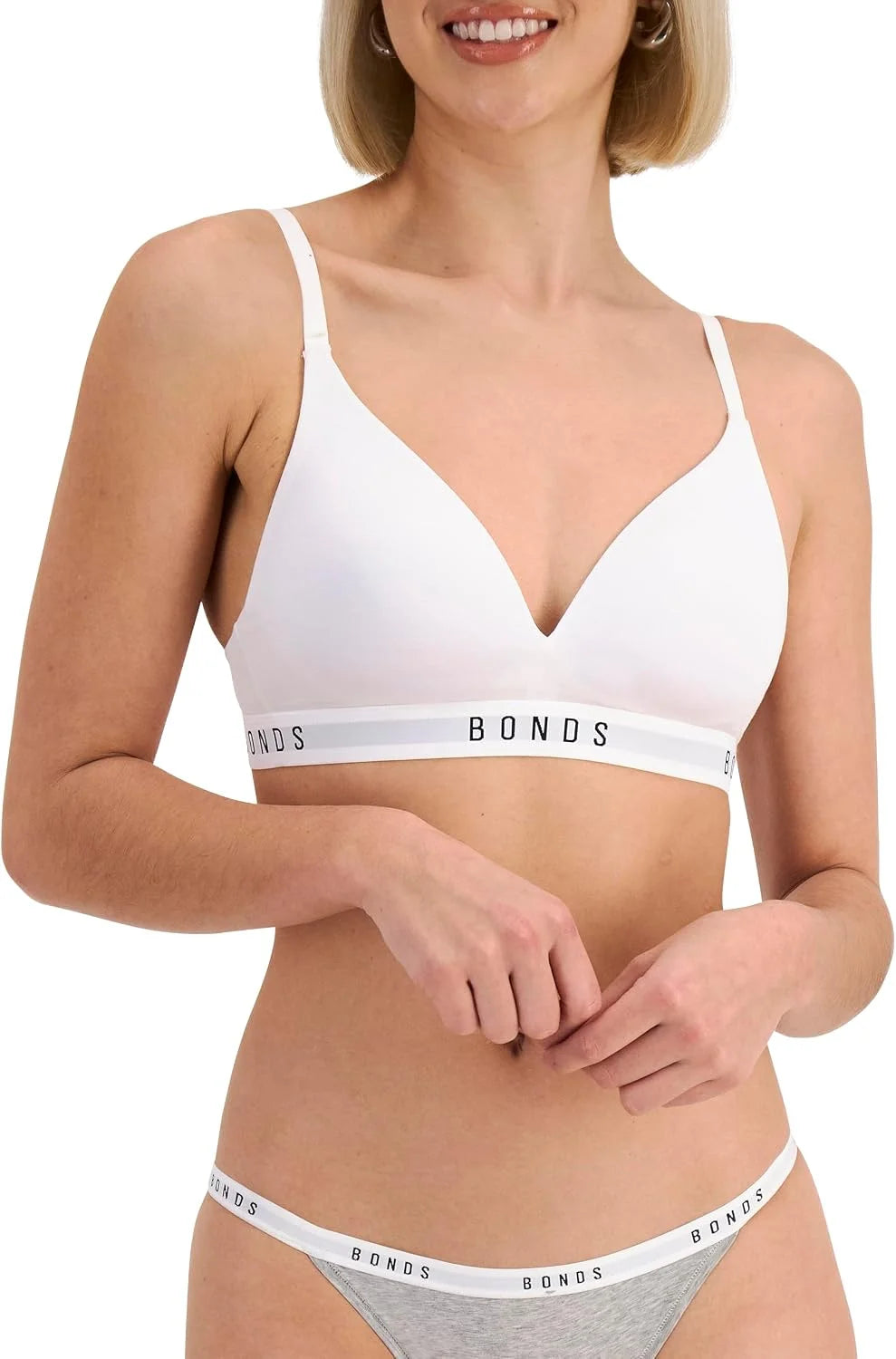Bonds Women's Wireless T-Shirt Bra – Contour Cups, Soft Cotton-Modal, Everyday Comfort