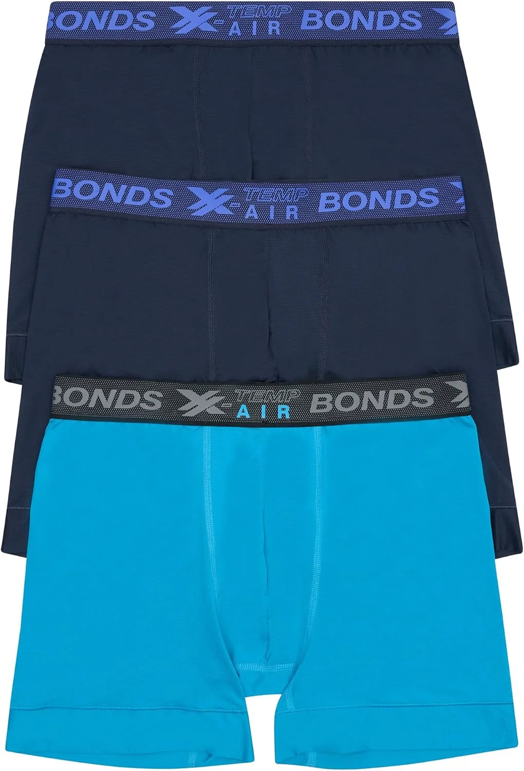 Bonds Men's Cooling X-Temp Air Boxer Briefs Performance Underwear For Men