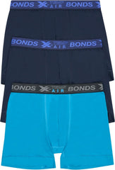 Bonds Men's Cooling X-Temp Air Boxer Briefs Performance Underwear For Men