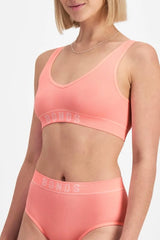 Bonds Women's Seamless Stretch Rib Bralette with V-Neck for Women