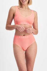 Bonds Women's Seamless Stretch Rib Bralette with V-Neck for Women