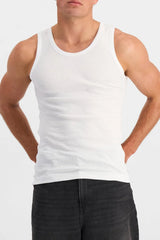 Bonds Men's Soft Bonds Chesty Tank Undershirt in 100% Cotton Rib for Men, 2-Pack