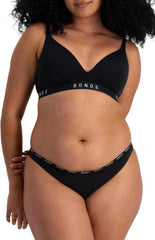 Bonds Women's High-cut Bikini Panties 3-pack – Stretch Cotton-blend, Soft Everyday Comfort