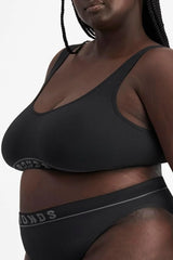 Bonds Women's Seamless Stretch Rib Bralette with V-Neck for Women