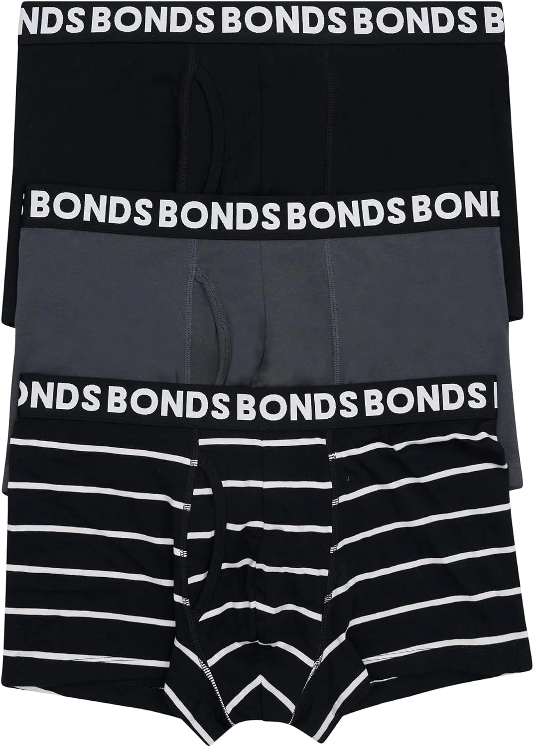 Bonds Men's Classic Boxer Briefs 3-pack – Soft Cotton-blend, Everyday Comfort Underwear